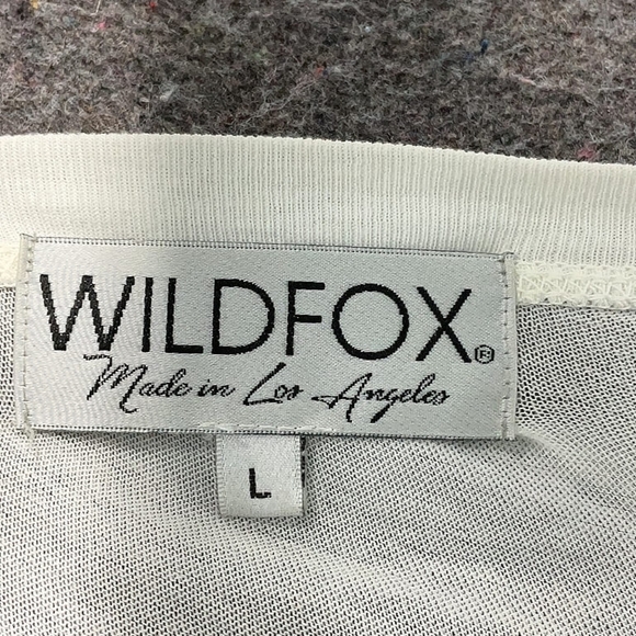 Wildfox "Tanning Is My Cardio" Graphic Top - Size L - Picture 7 of 8